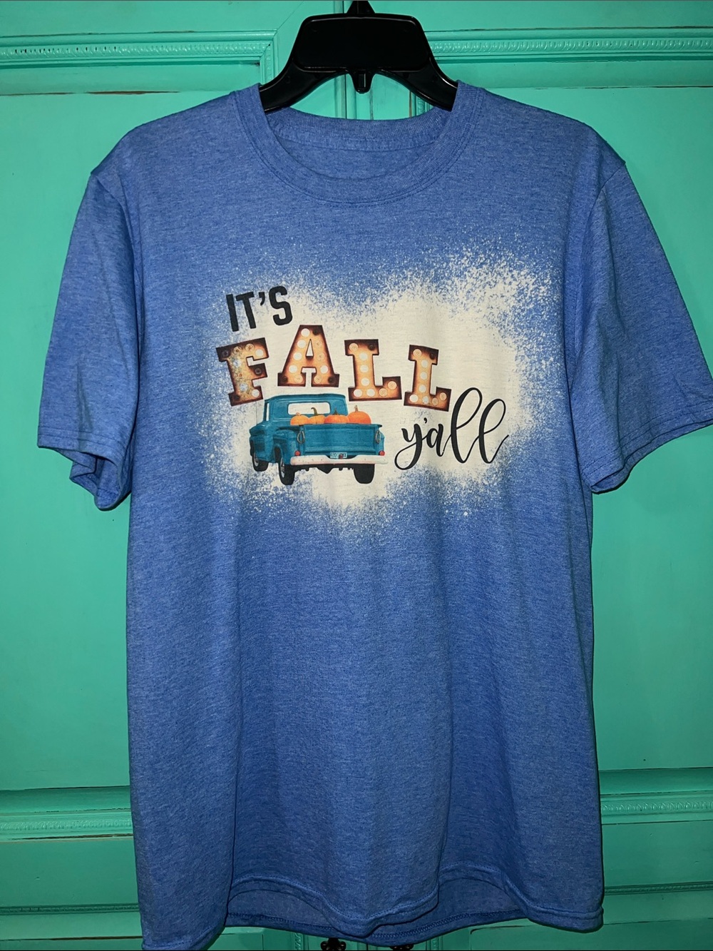 Bella Canvas Blue Graphic Tee "It's Fall Y'all"